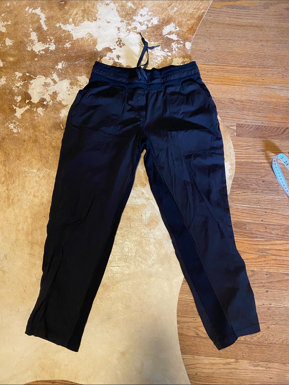 lululemon athletica Studio Black Cropped Performance Pants